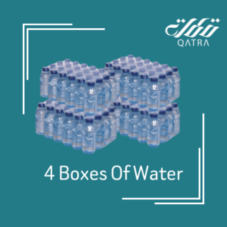 4 Boxes of Water